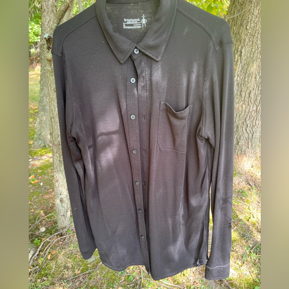 Men’s navy long sleeve smartwool 150